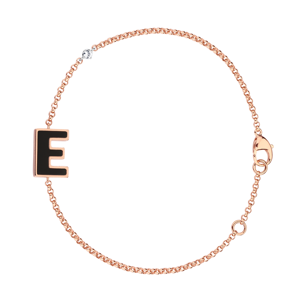 Letter E bracelet