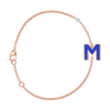 Letter M bracelet