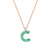 Letter C necklace