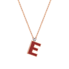 Letter E necklace