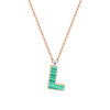 Letter L necklace