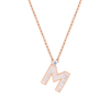 Letter M necklace