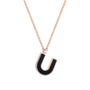 Letter U necklace