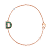 Letter D bracelet