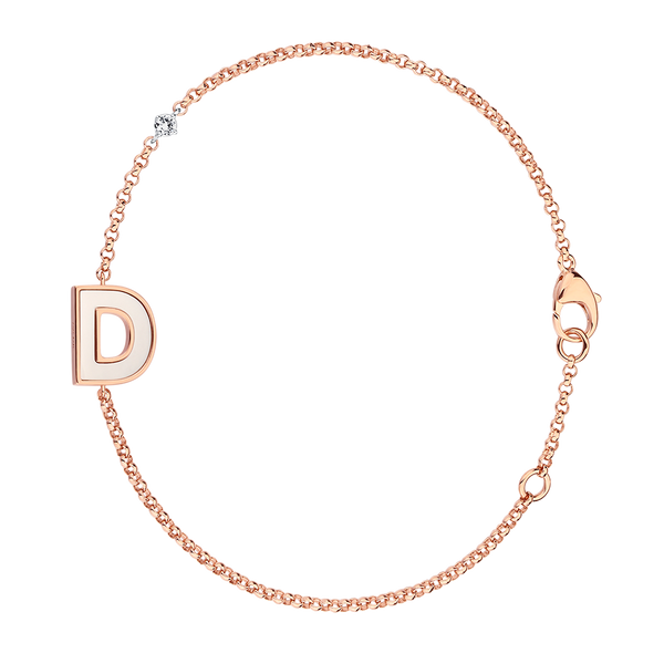 Letter D bracelet