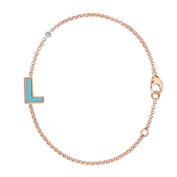 Letter L bracelet
