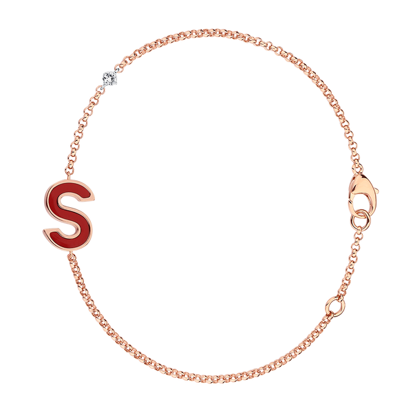 Letter S bracelet