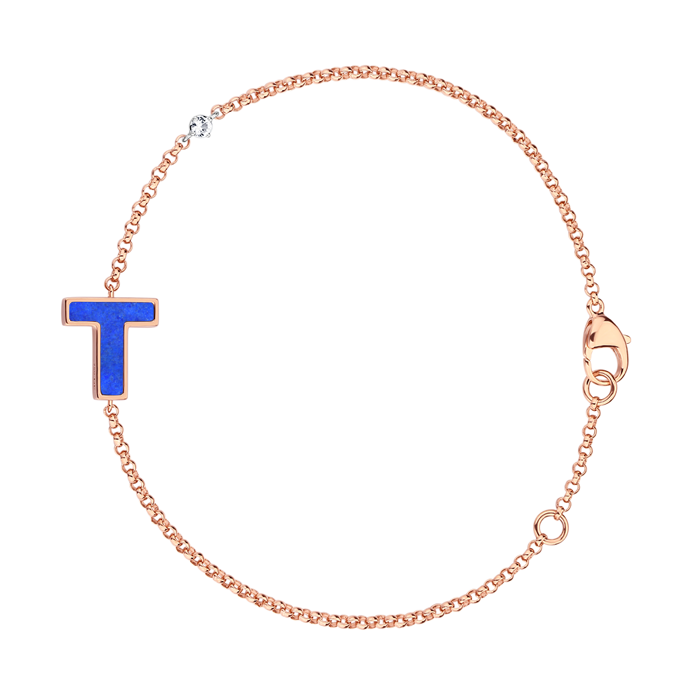 Letter T bracelet