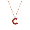 Letter C necklace