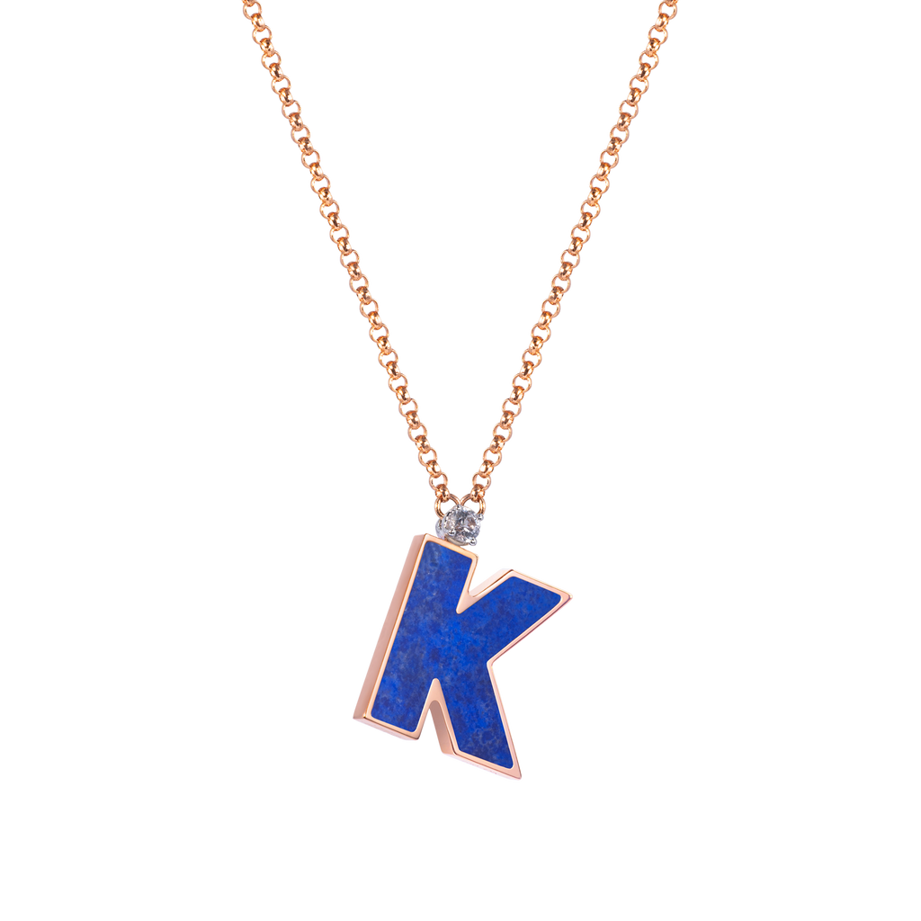 Letter K Pendant Necklace in Gold | Kendra Scott
