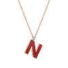 Letter N necklace