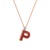 Letter P necklace