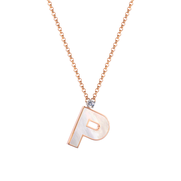 Letter P necklace