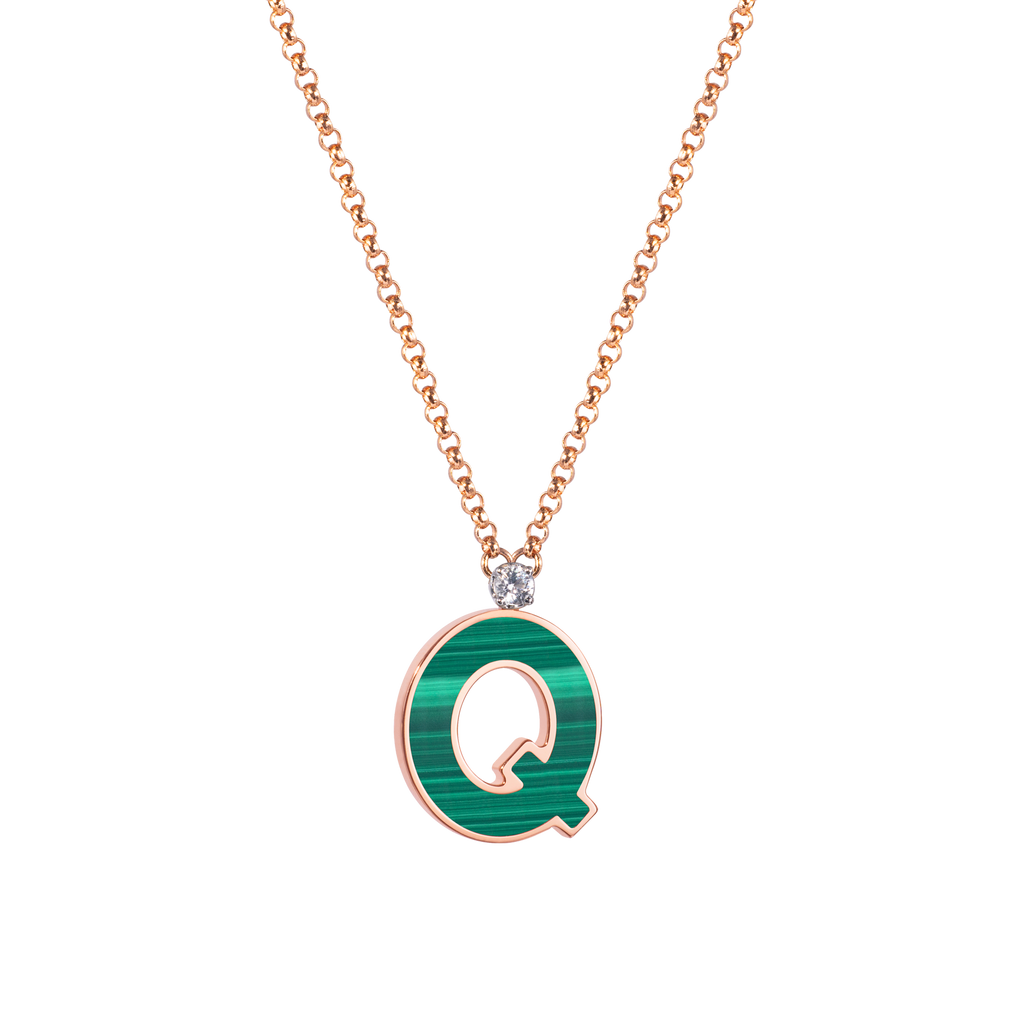 Letter Q necklace
