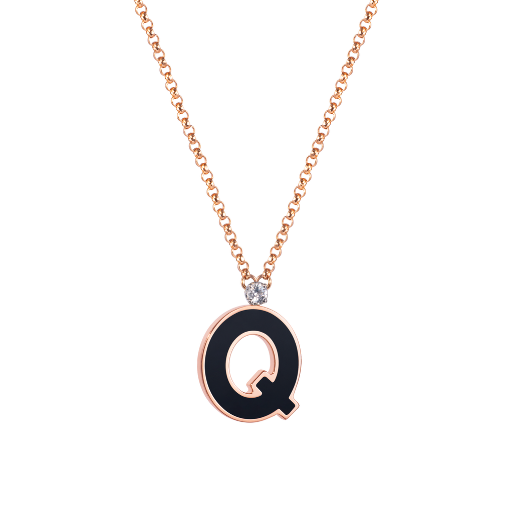 Letter Q necklace