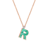 Letter R necklace