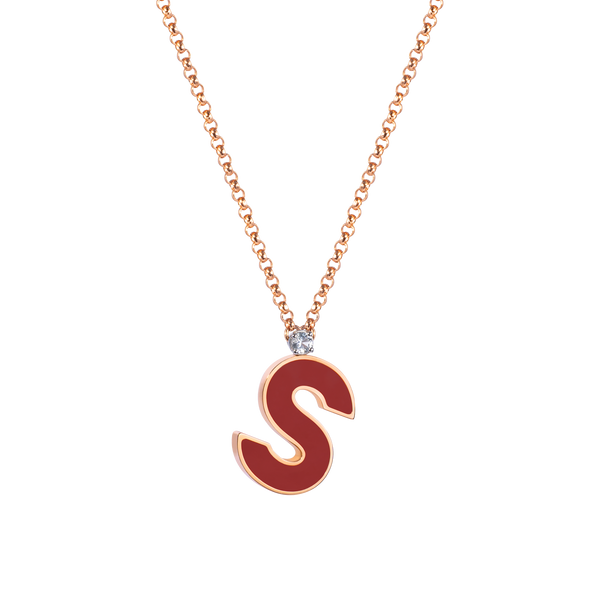 Letter S necklace
