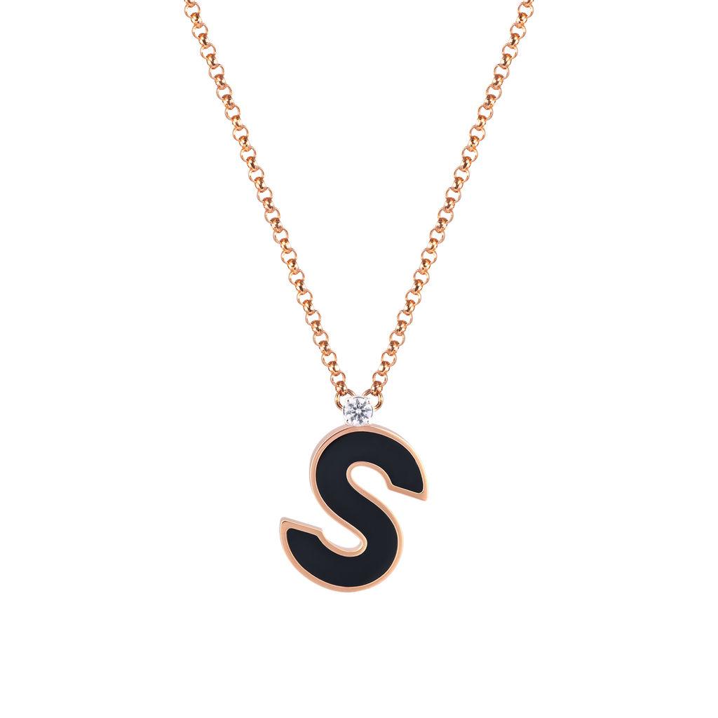 Letter S necklace