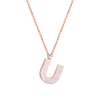 Letter U necklace