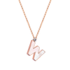 Letter W necklace