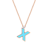 Letter X necklace